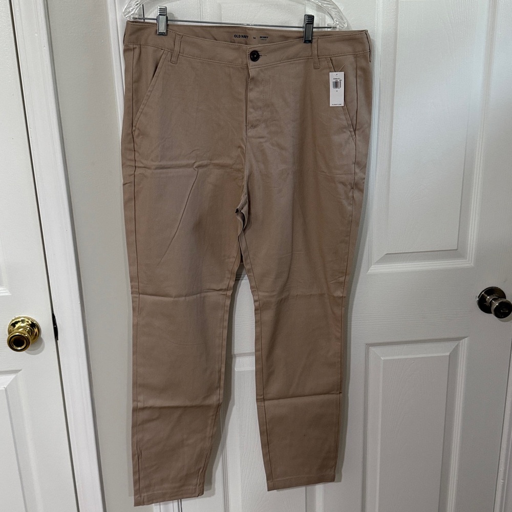 Old Navy Tan Skinny Stretch Pants
